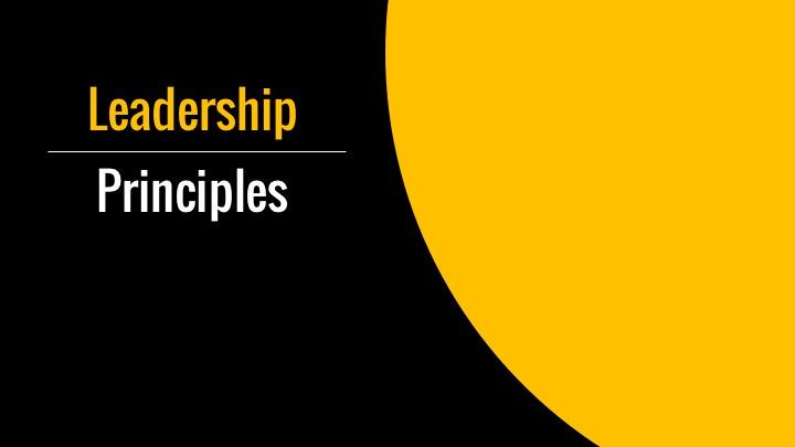 Leadership principles